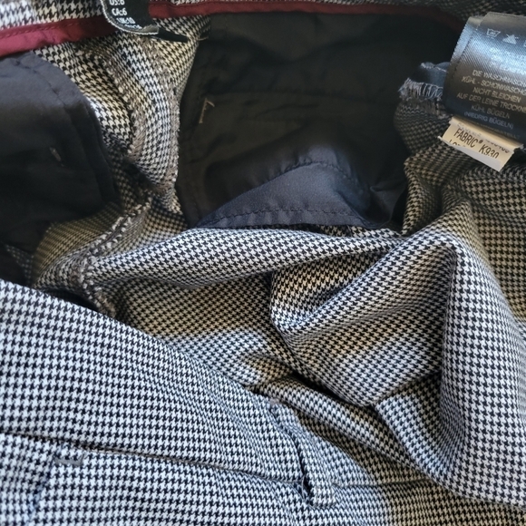 Adrienne Vittadini Womens Houndstooth Pants Size 6 Black White - Picture 9 of 10